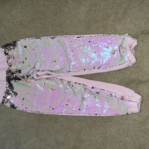 Pink Sequin Kids Bottoms